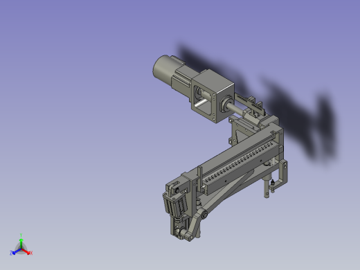 YWP200K4-07C-00左切极片组件正等轴测缩略图