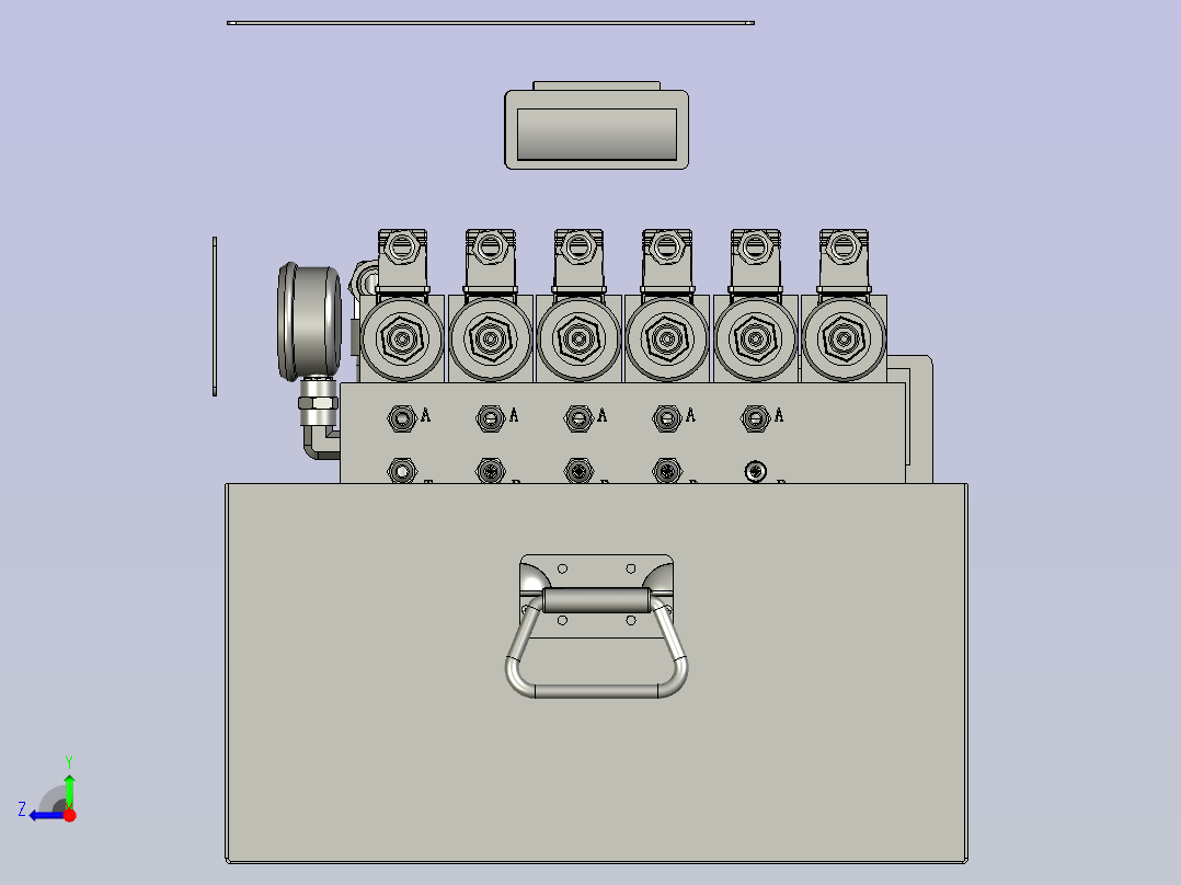数控高端机液压站(1)右视图
