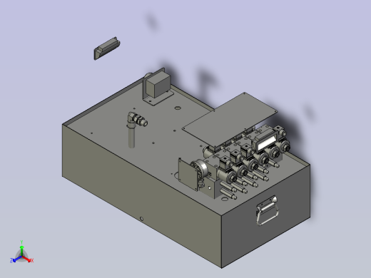 数控高端机液压站(1)正等轴测缩略图