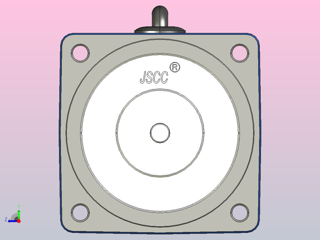 YS标准电机6ys01-18右视图