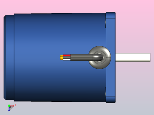 YS标准电机6ys01-18俯视缩略图