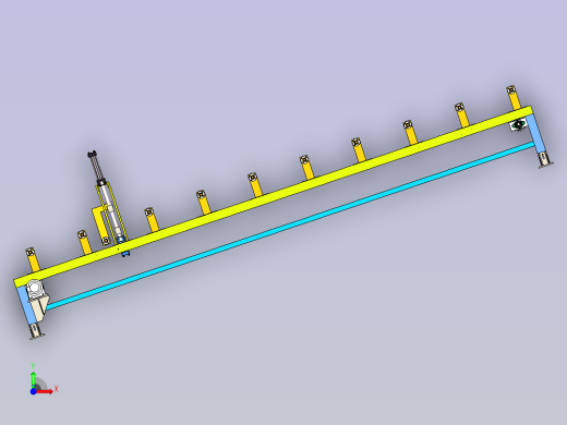 切管机送料滚轮架前视缩略图