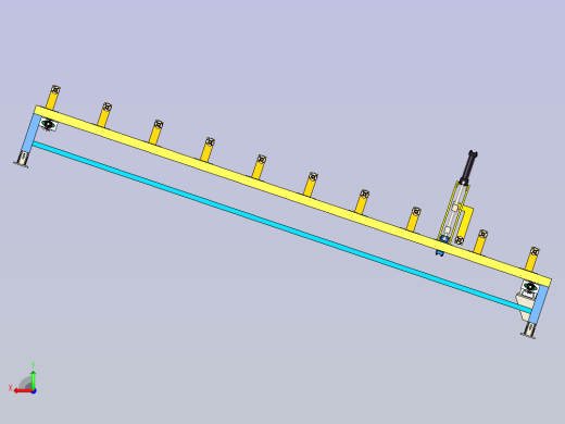 切管机送料滚轮架后视缩略图