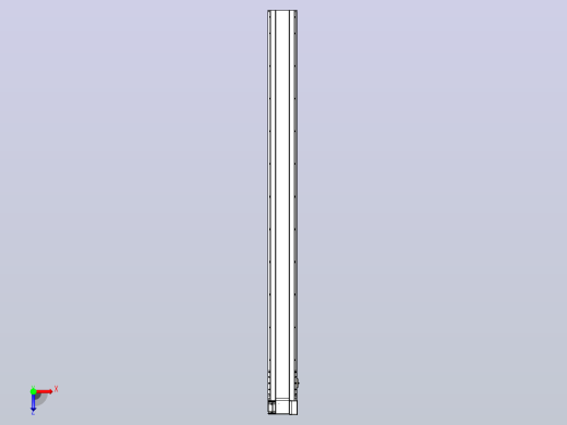 皮带直线轴半封闭可选导轨TPA-HNB-175D-140-L2100-RP-C-P75-N3俯视缩略图