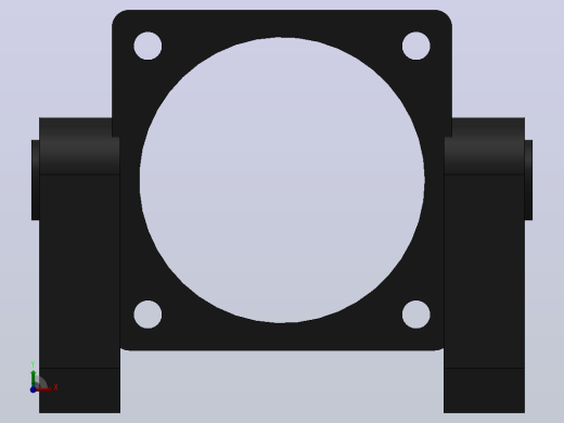 TAC前铰轴座[160]气缸附件前视缩略图