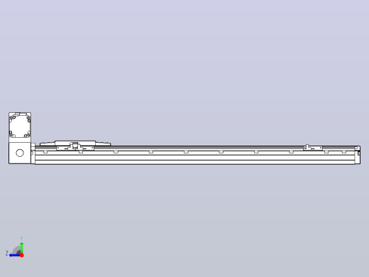 机器人皮带驱动直线轴TPA-GCB-120-P70-L650-LU-M20-N3右视缩略图