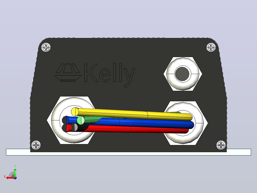 KLS7230S -正弦bldc电机控制器24-72V(最大90V)，300A后视图