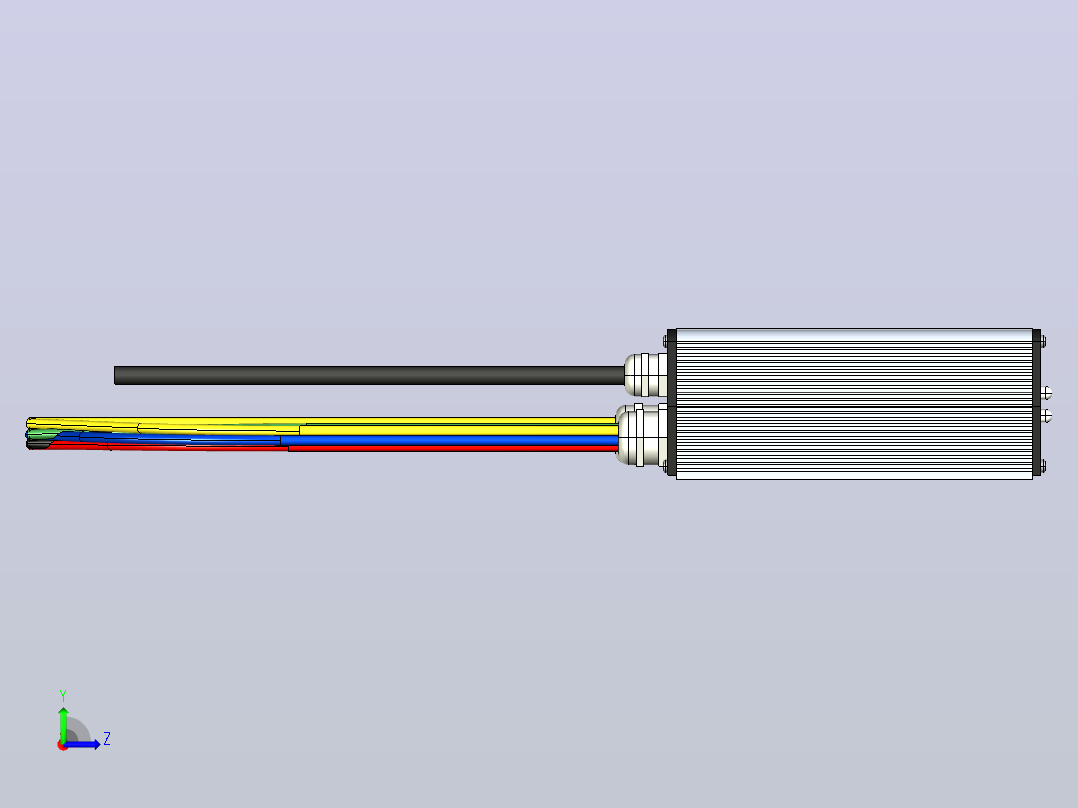 KLS7230S -正弦bldc电机控制器24-72V(最大90V)，300A左视图