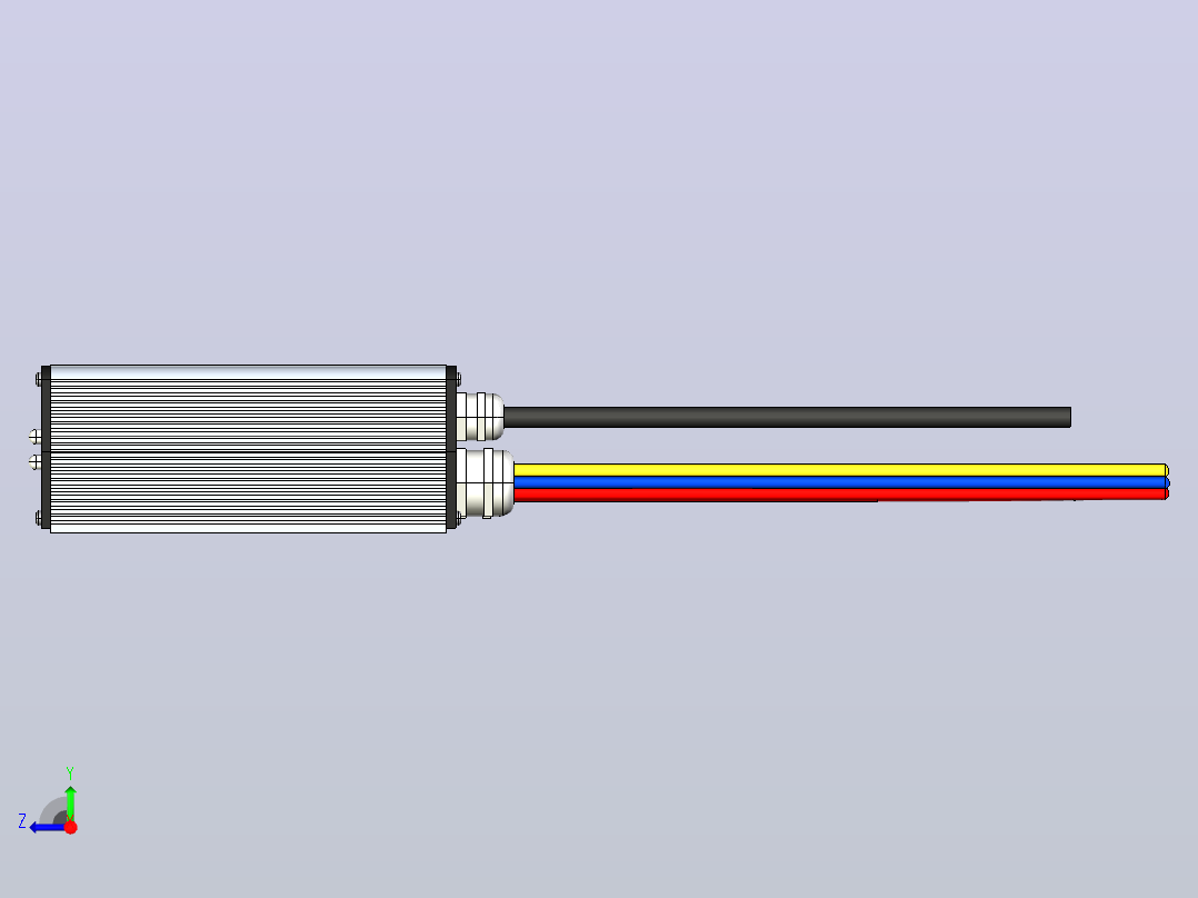 KLS7230S -正弦bldc电机控制器24-72V(最大90V)，300A右视图