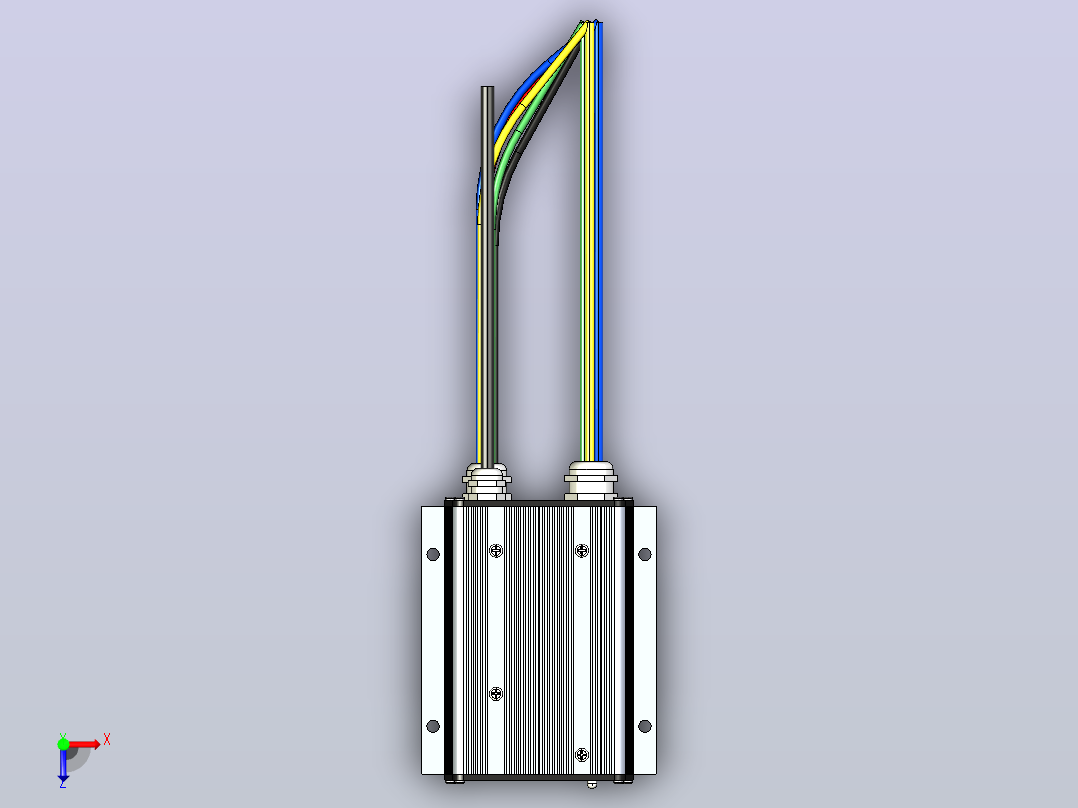 KLS7230S -正弦bldc电机控制器24-72V(最大90V)，300A俯视图