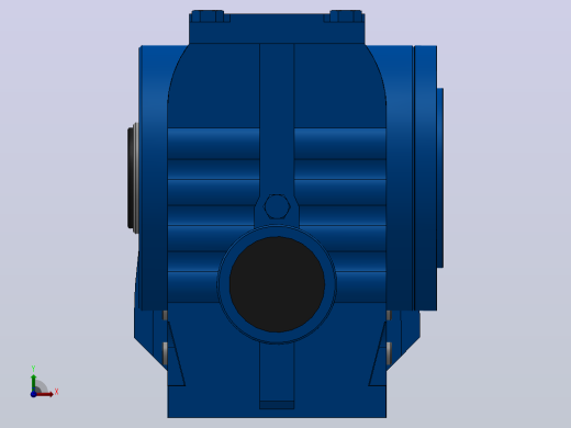 SAZ67R37组合式斜齿-蜗轮蜗杆减速机SAZ67R37-Y0.37-4P-365-M1-0°-A前视缩略图