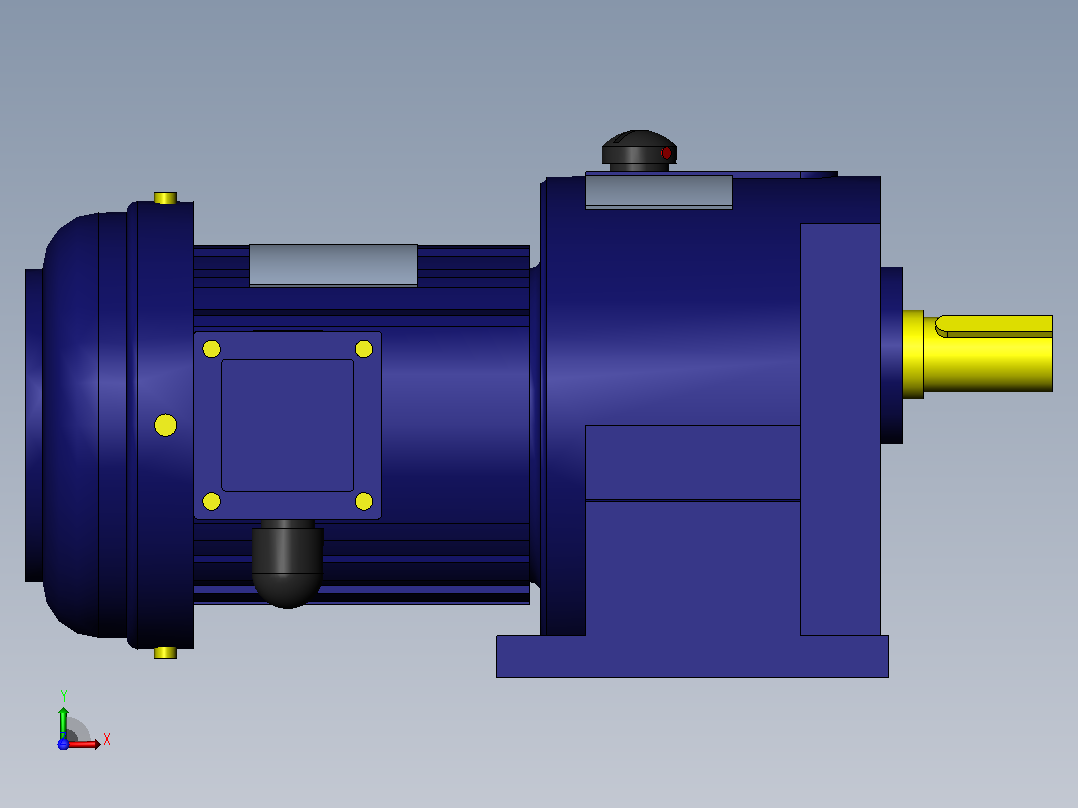 GH14-1500W32型电机前视图