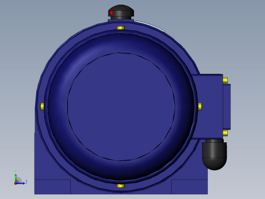 GH14-1500W32型电机左视缩略图