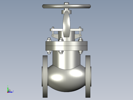 J41H-Y-Class150Lb APII美标截止阀[1]左视缩略图