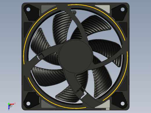 安静灯翼120mm rev1 110俯视缩略图