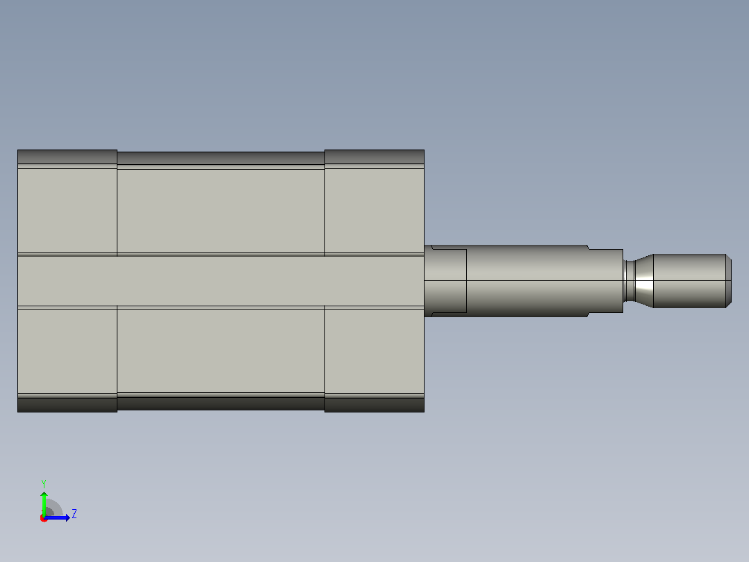Festo 536220-ADN-16-10-APA Neumatic气缸左视图