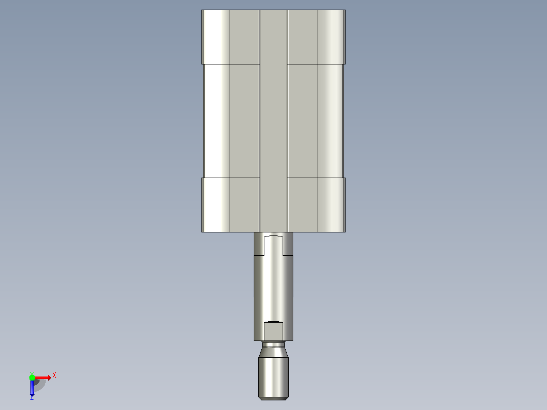 Festo 536220-ADN-16-10-APA Neumatic气缸俯视图
