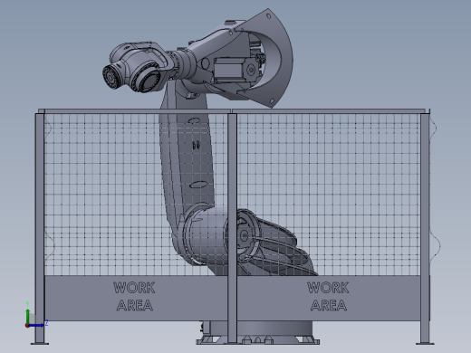 6DOF Vika-350 Industrial Robot左视缩略图