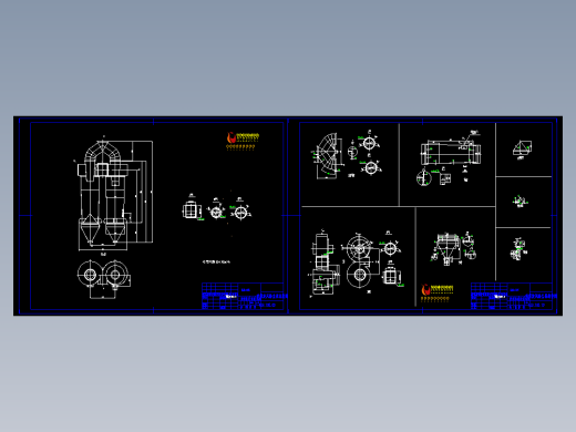 KJD双筒旋风除尘器制作图