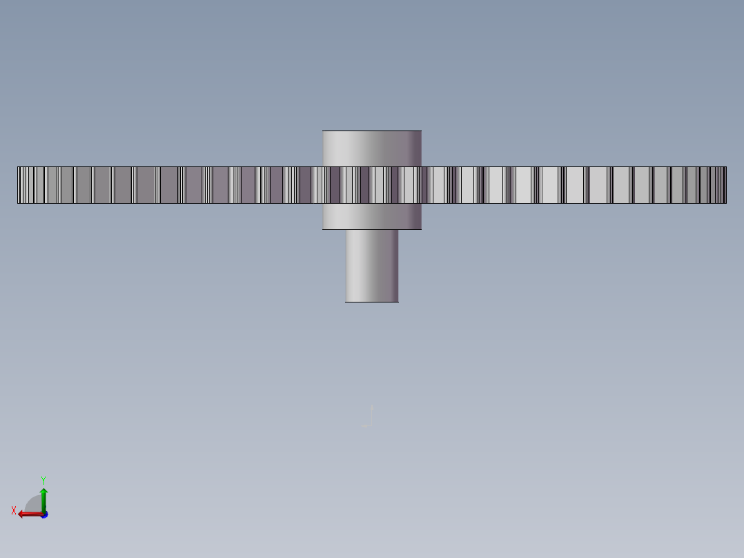 直升机玩具模型后视图