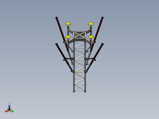 支架，快速支架正等轴测缩略图