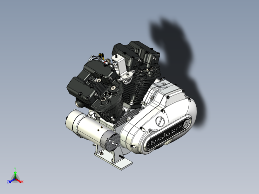 xlh1000哈雷摩托车发动机图纸