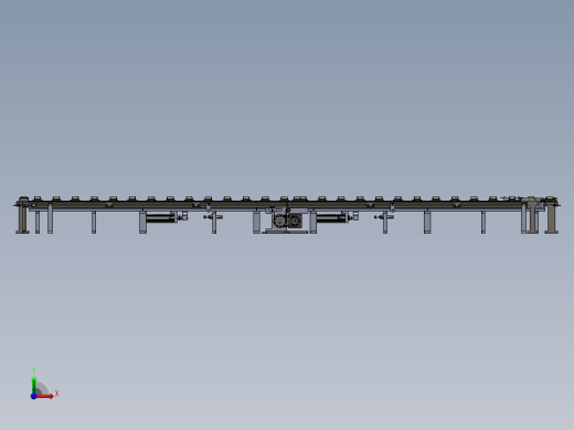 B36-定距流水线3D模型前视缩略图