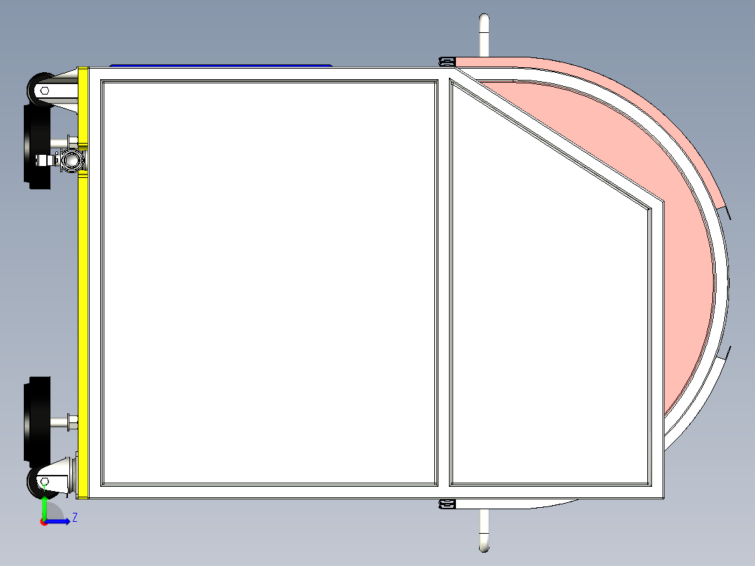 B7_抛光专机（高精度抛光机设备）左视图