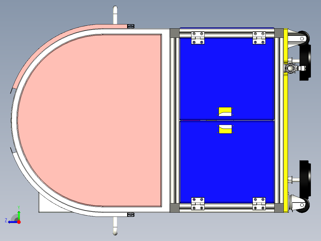 B7_抛光专机（高精度抛光机设备）右视图