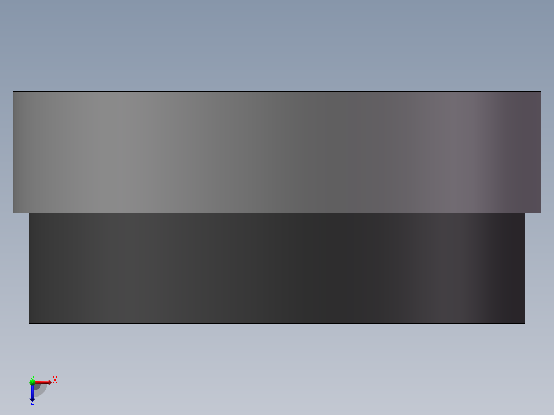 机械式气压环形压力表3d图纸 压力检测表3d模型俯视图