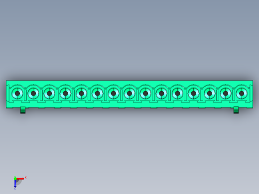 DEGSON 2EDG 系列 5.0mm 可插拔接线端子组-2EDGB-5.0-15P-14-00AH俯视缩略图