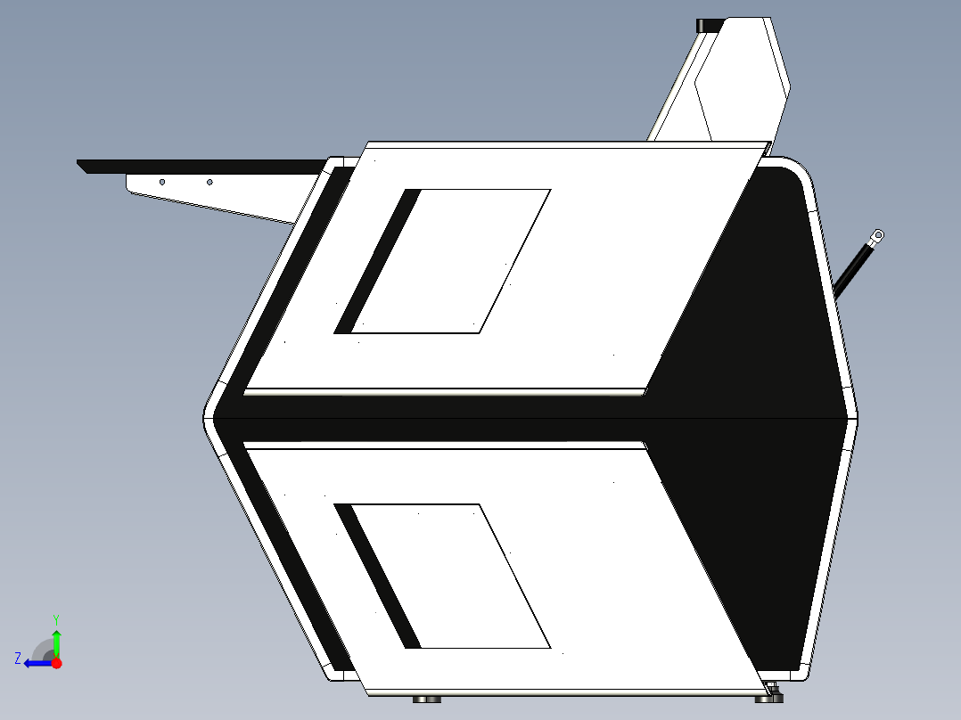 高端控制台右视图