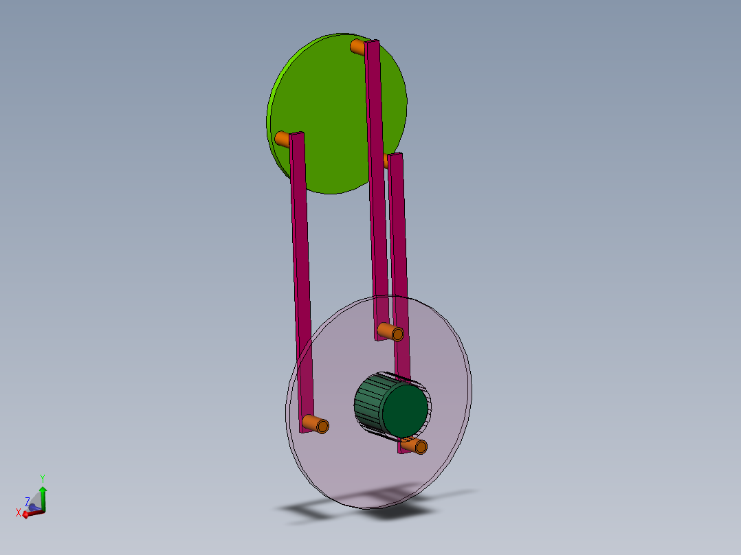 三联平行四边形机构