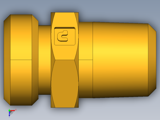 倒齿式工业管接头Ball-End Joint Adapter to Male Pipe 127HB-6-4俯视缩略图