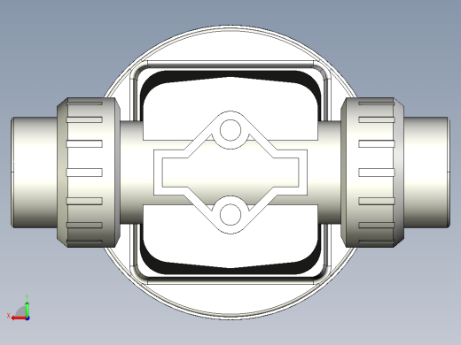 7DKMUACCP NC 气动隔膜阀，常闭，与溶剂焊接女性联盟结束，ASTM PVC-C系列后视缩略图