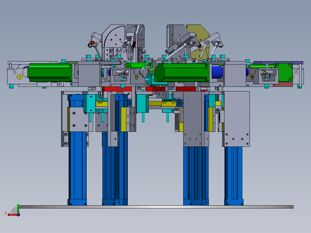 磁环机设备后视图