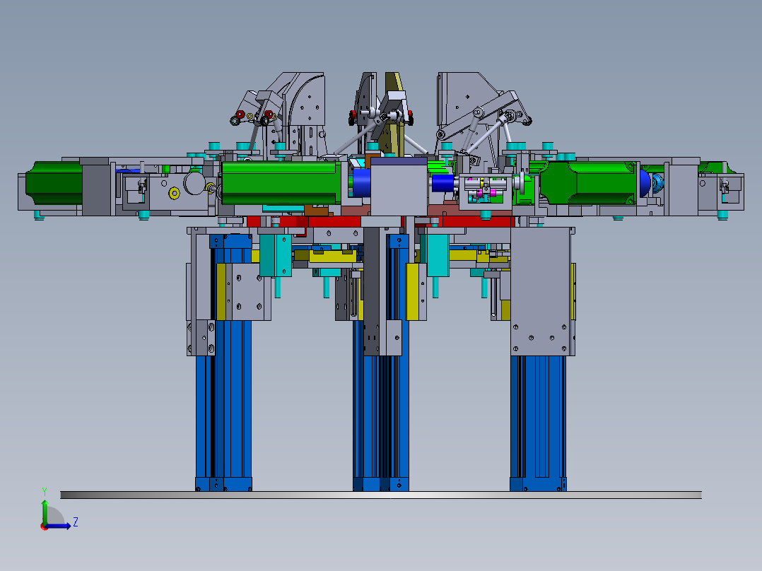 磁环机设备左视图