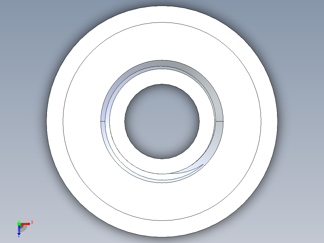 聚氯乙烯配件13-Sch80_ReducerCoupling_FPTxFPT_830-052_0.375in x 0.25in俯视图