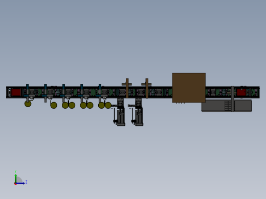 自动焊接流水线左视缩略图