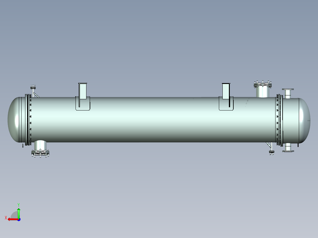 换热器ug图__装配图&零件图后视图