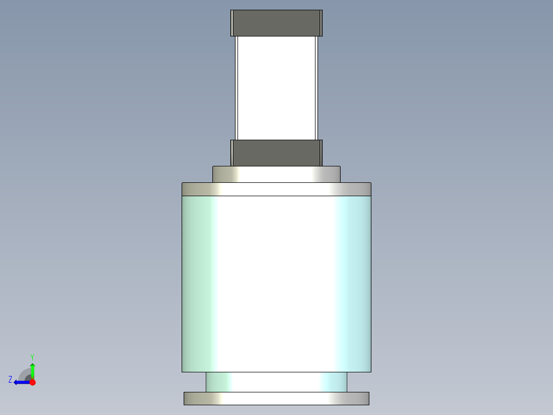 阀门模型GDQ-J160________(____)右视图