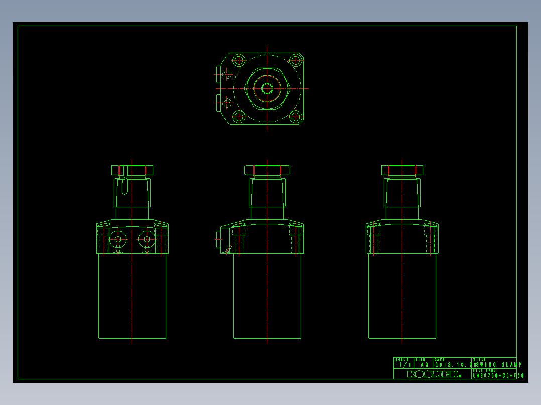 LHS0750-CL-Y30多系列多零件图纸模型