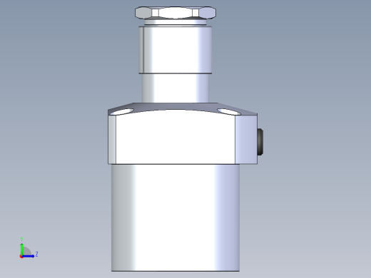 KOSMEKLG1050-CR-Y30多系列多零件图纸模型左视缩略图