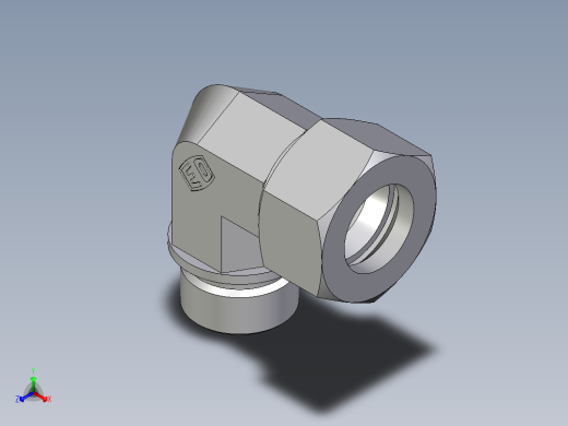 卡套式工业通用硬管接头EO_Male_stud_elbow_WE22LR71