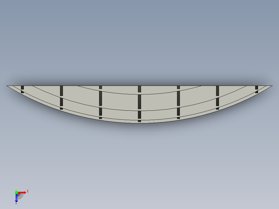 圆形搁板d1800俯视图