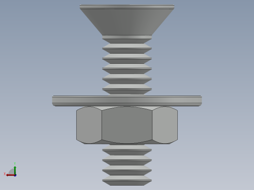 紧固件-0.2500 Flathead后视缩略图