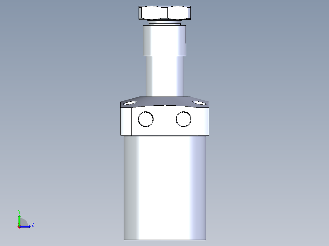 KOSMEKLHA0650-SR-Q20多系列多零件图纸模型左视图