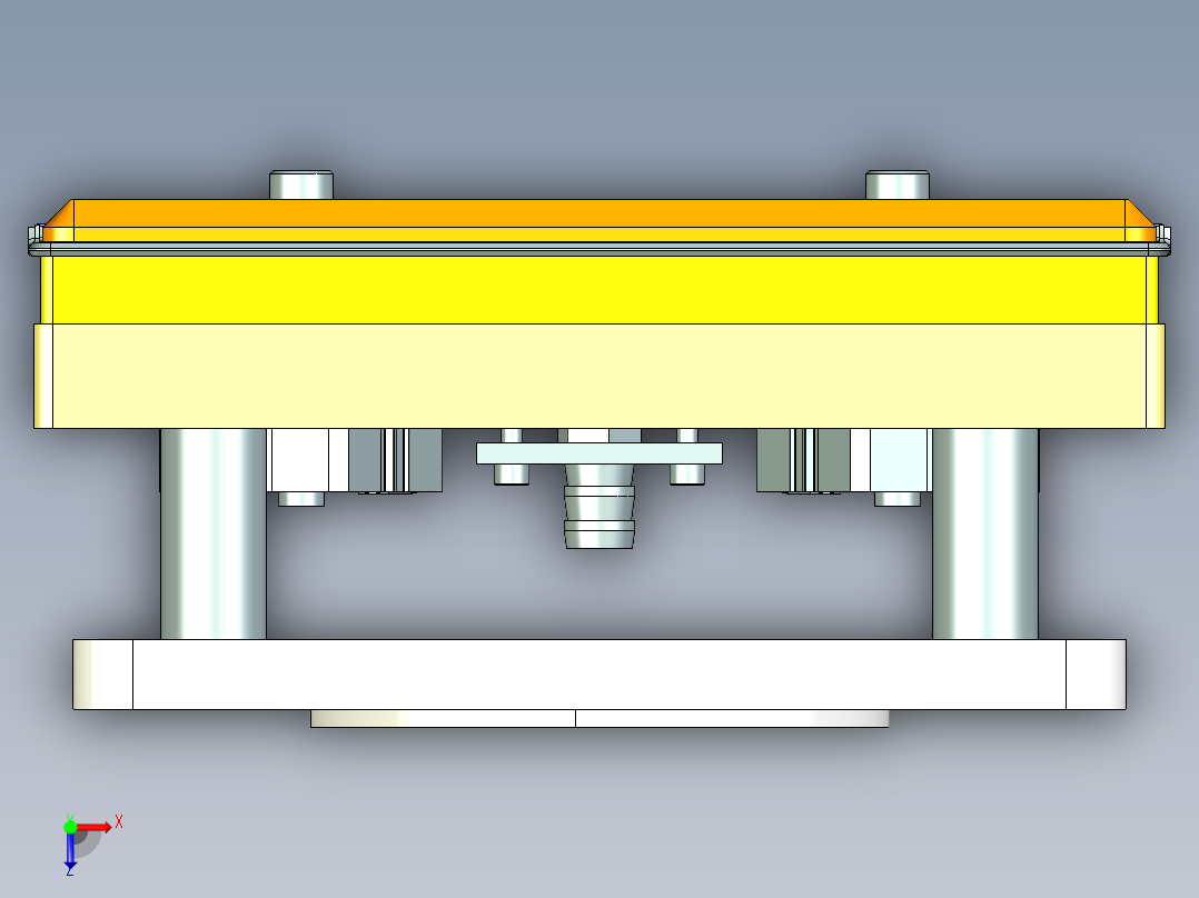 ux301-a笔记本CNC工装夹具三维模型-cnc2-7-26-Y俯视图