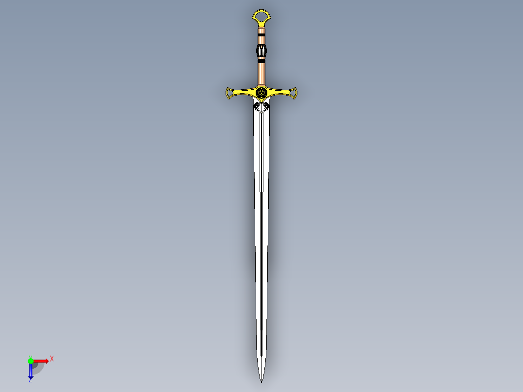 剑、宝剑(8)俯视图