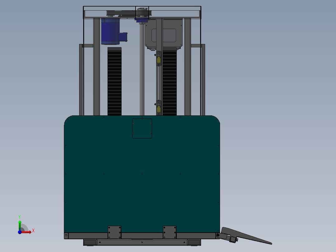 高度提升设备sw18前视图